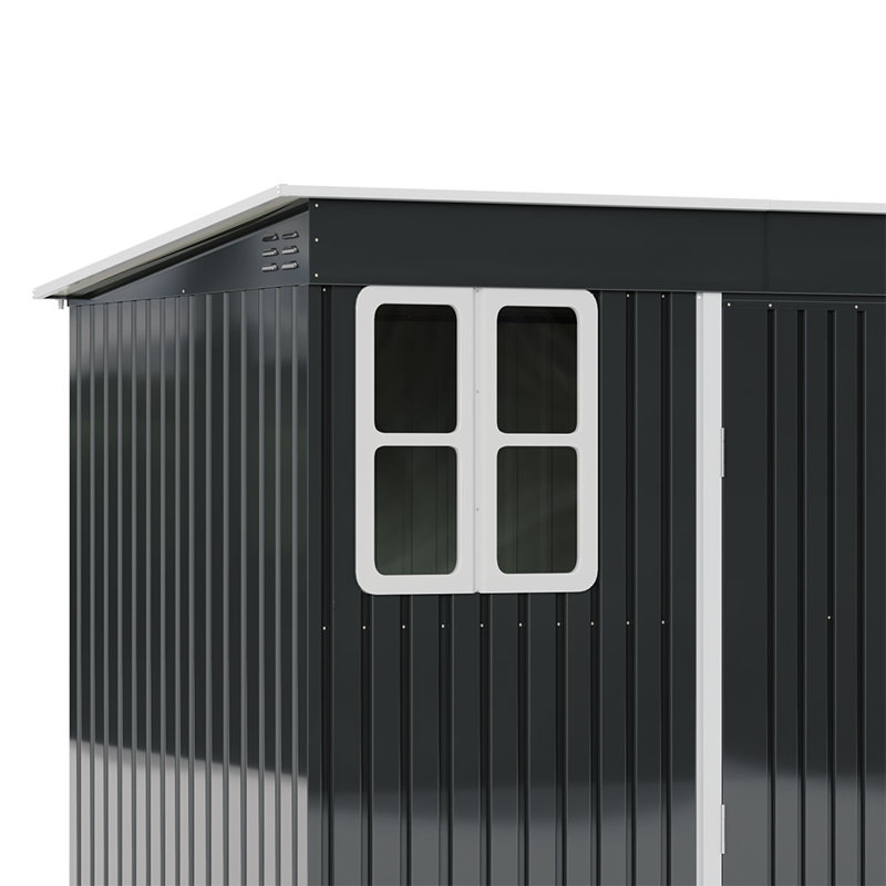 Outdoor Metal Garden Storage Shed
