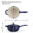 Tramontina Bestow Enameled Cast Iron Covered Saucier-45467501-9259979