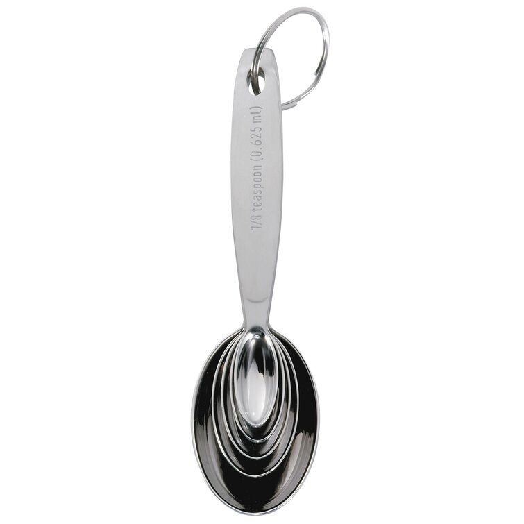 Cuisipro 5-Piece Scoop Measuring Spoon Set, Assorted