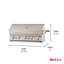 Barbecue au gaz naturel encastré à 5 brûleurs Bull Outdoor Products de Brahma-10844629