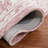 Dylanne Damask Handmade Tufted Wool Area Rug in Pink/Ivory-875728582