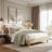Breathable Cotton King Bedding Sets, Modern Sage Quilt Set For Home