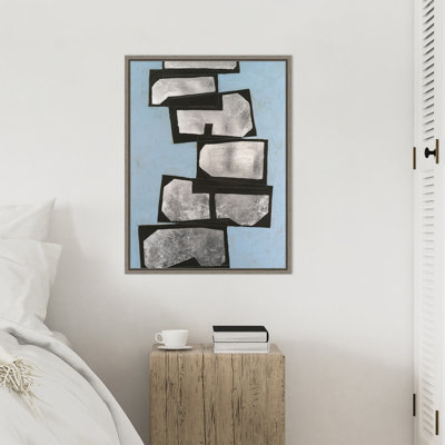 Stacked Coffers IV by Michael Willett Framed Canvas Wall Art Print