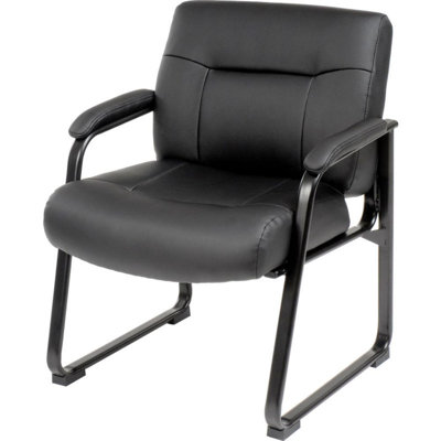 Leather Seat Waiting Room Chair