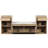 All-In-One Entryway Storage Bench With Cushion Compartments Drawers And Open Shelves For Hallways-879946232