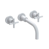 East Linear Wall Mount Bathroom Faucet