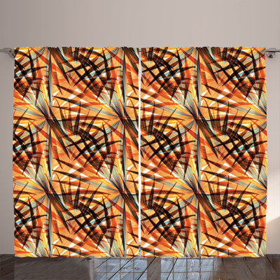 Semi Sheer Curtain Pair