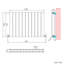 Kootenai Horizontal Designer Radiator-129614753-129614756