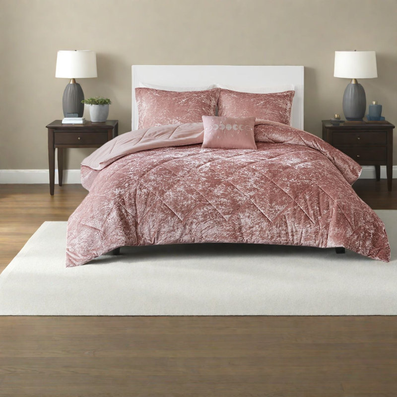 Ensembles de literie luxueux, grand velours moderne en polyester pour la maison