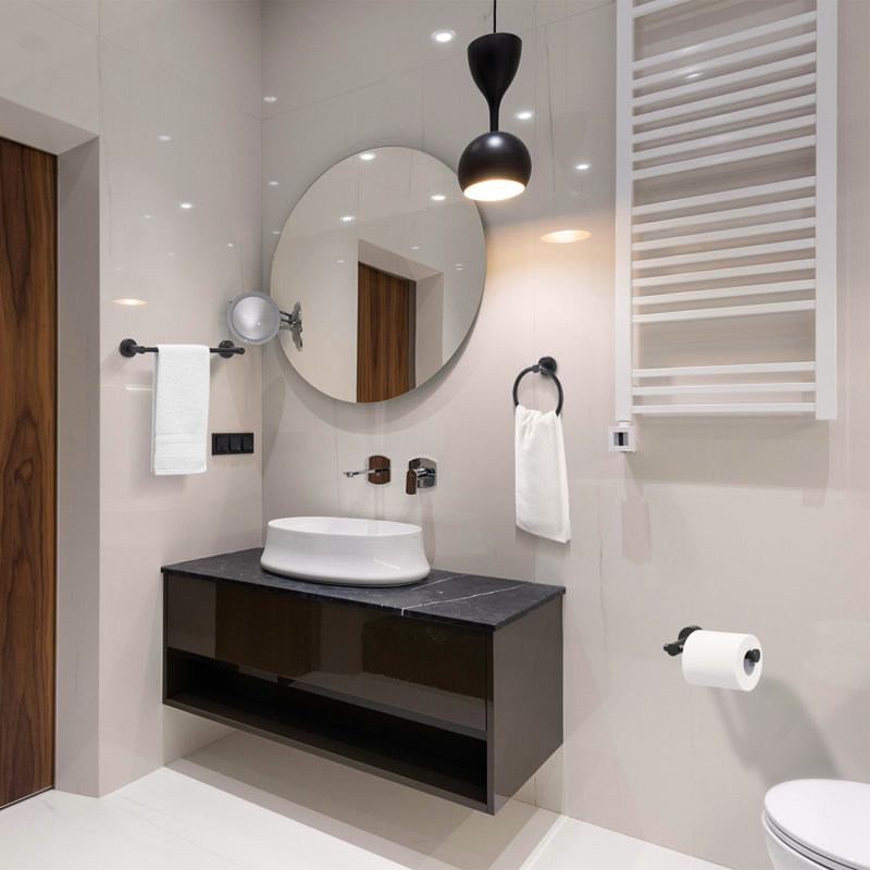 6 - Piece Aluminium Bathroom Hardware Set