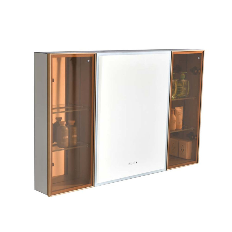 Pharmacie Higgason 48 W 30 H avec miroir 6 tablettes