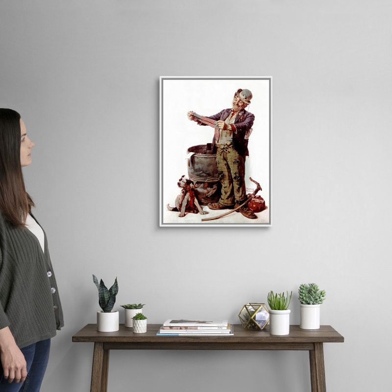 «Still Good», art mural sur toile, H 26 po x l 20 po x P 1,75 po, Cadre flottant blanc