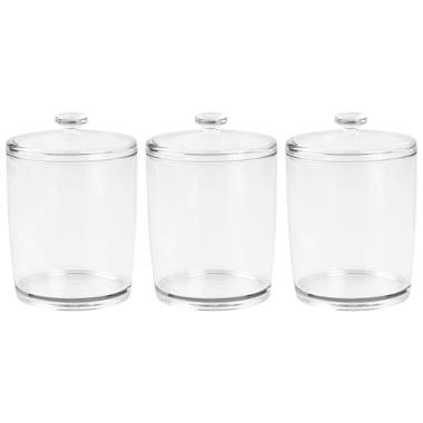 JoyJolt JoyFul 2-Piece 67 oz. Round Glass Cookie Jar with Airtight Lids  JW10520 - The Home Depot