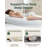 ZonLi 20" X 54" Long Body Pillow Set, Adjustable Shredded Memory Foam Filling for Firm Support, Quilted & Washable Cover, Side Sleeper & Pregnancy Pillow, Dark Grey-126624751