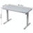 Keb Home Office Height Adjustable Glass Top Standing Desk with Drawer-785596860