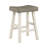 Transitional 4-Piece Counter Height Set, Table And Counter Height Stools And Coffee Solid Rubberwood Furniture