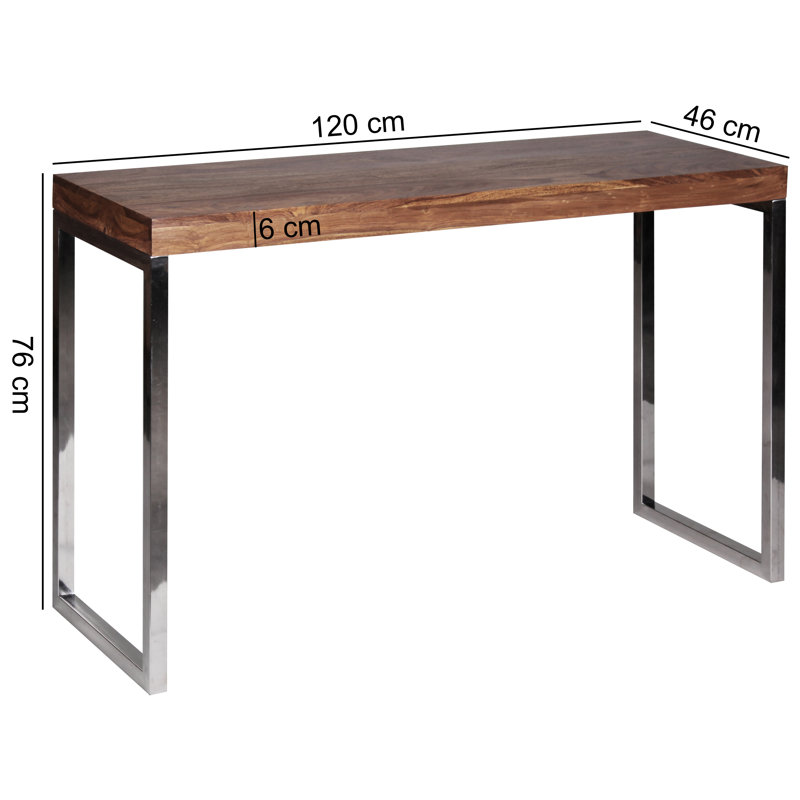 Guna 120cm Solid Wood Top Console Table, Sheesham