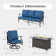 Asfand 5 - Person Patio Conversation Set with Swivel Lounge Chairs & Firepit Table