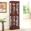 Cabinet Lighted Curio Diapaly Cabinet With Adjustable Shelves-1585724746