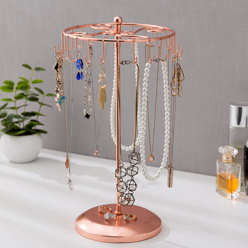 Présentoir à bijoux rotatif, Copper