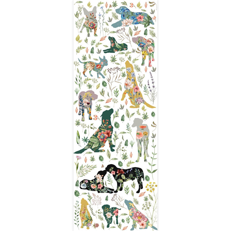 Silhouette d'animal fantaisiste ludique, L 132 po x l 48 po