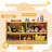 Aachal 24'' H X 44'' W Toy Storage 5-Section Storage Cabinet, Wooden Display Bookcase