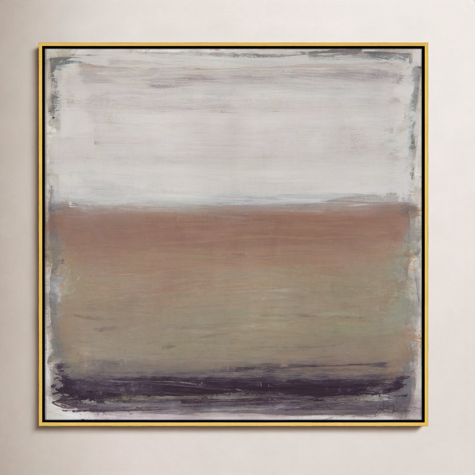 Alana "Arizona" Print by Filippo Ioco, 37.5" H x 37.5" W, Gold