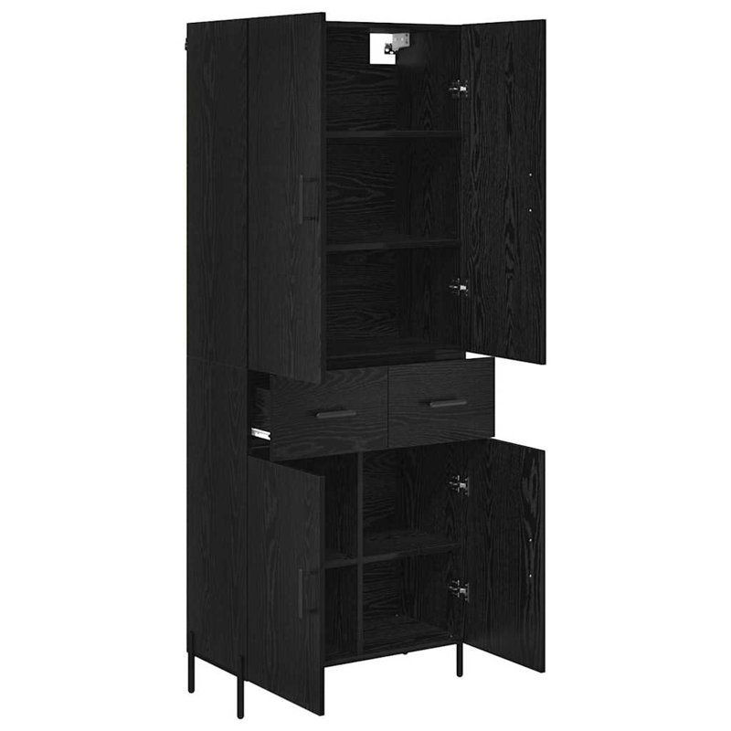 69.5cm Sideboard, Black Oak