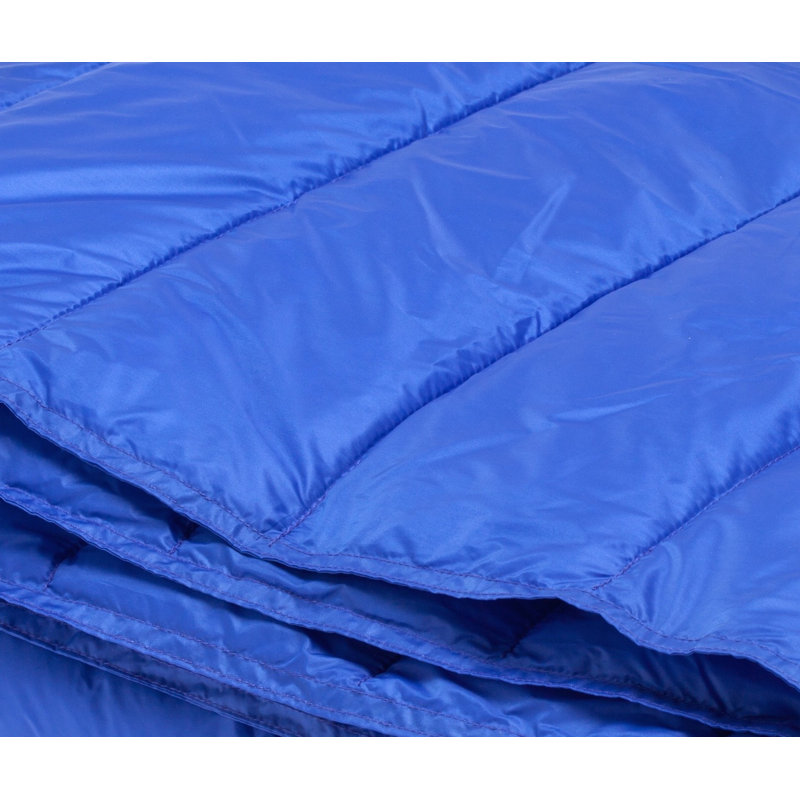 Quilted Throw Blanket, Electric Blue, Queen