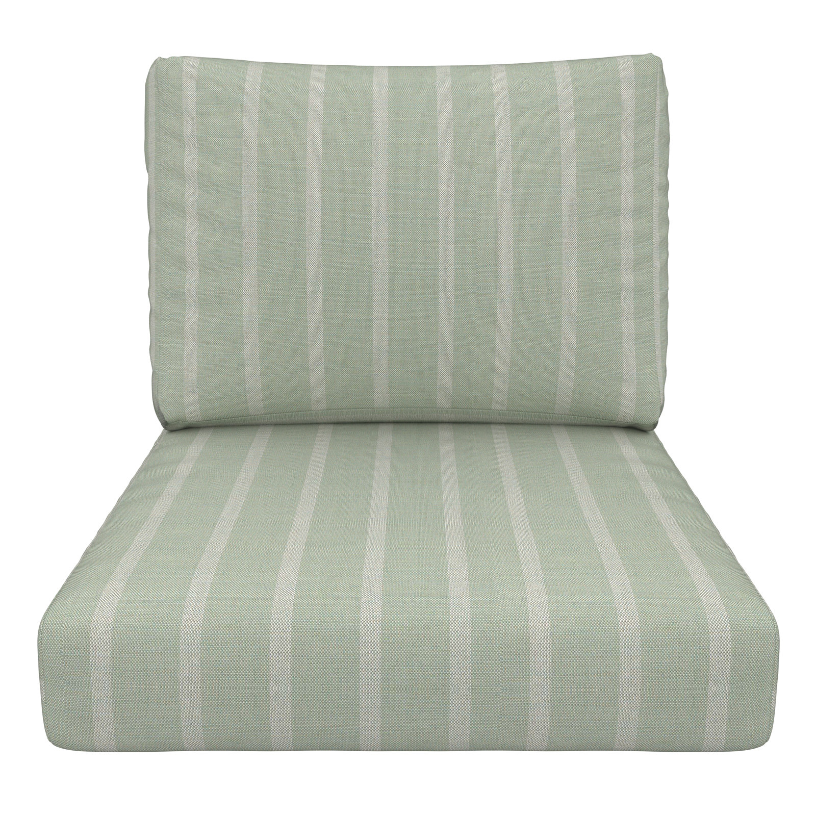 Amala Sunbrella® Seat and Back Cushion, 24" W x 5" D, Sunbrella Unwind Rainwashed