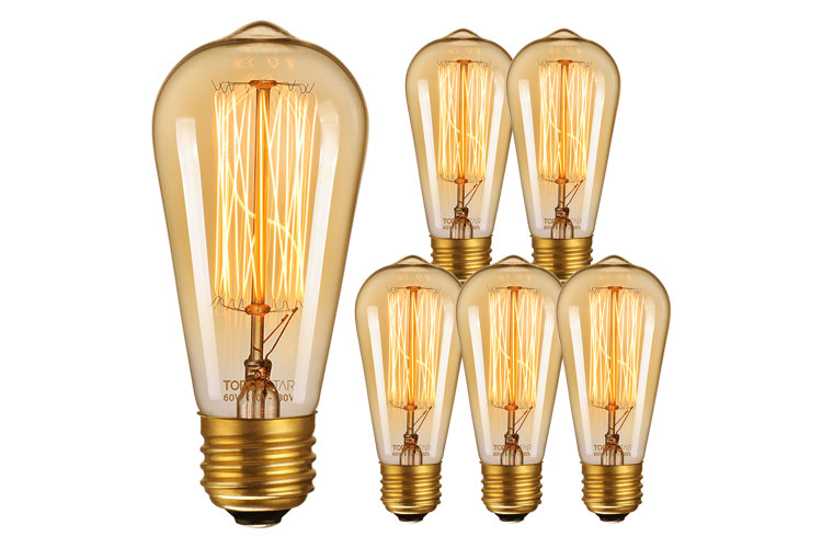 60 Watt, Dimmable Light Bulb, Warm White (2700K) E26/Medium (Standard) Base