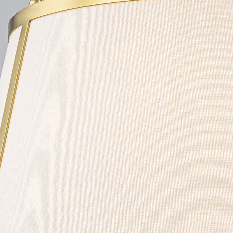 Luminaire suspendu tambour 3 lumières, Gold