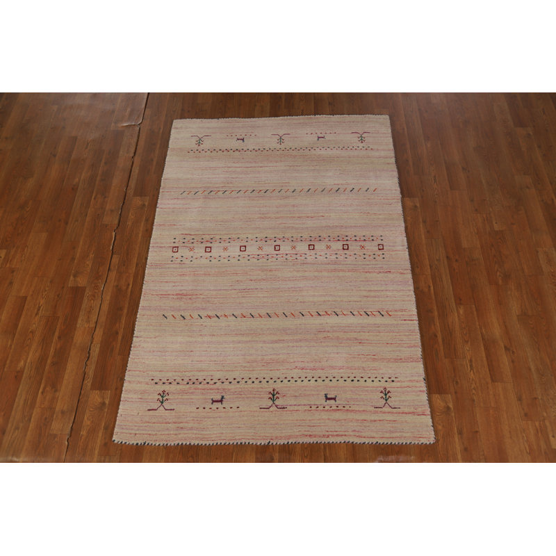 Tribal Gabbeh Indian Rug 4x6