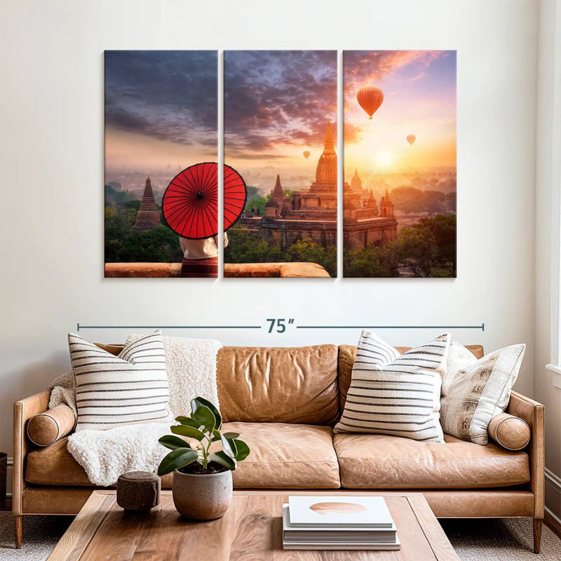 Lilie Bagan Balloon Season, 42" H x 65" W