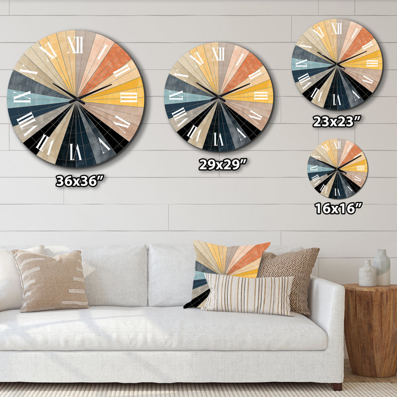 Horloge murale Mid-Century New Balance, Petit