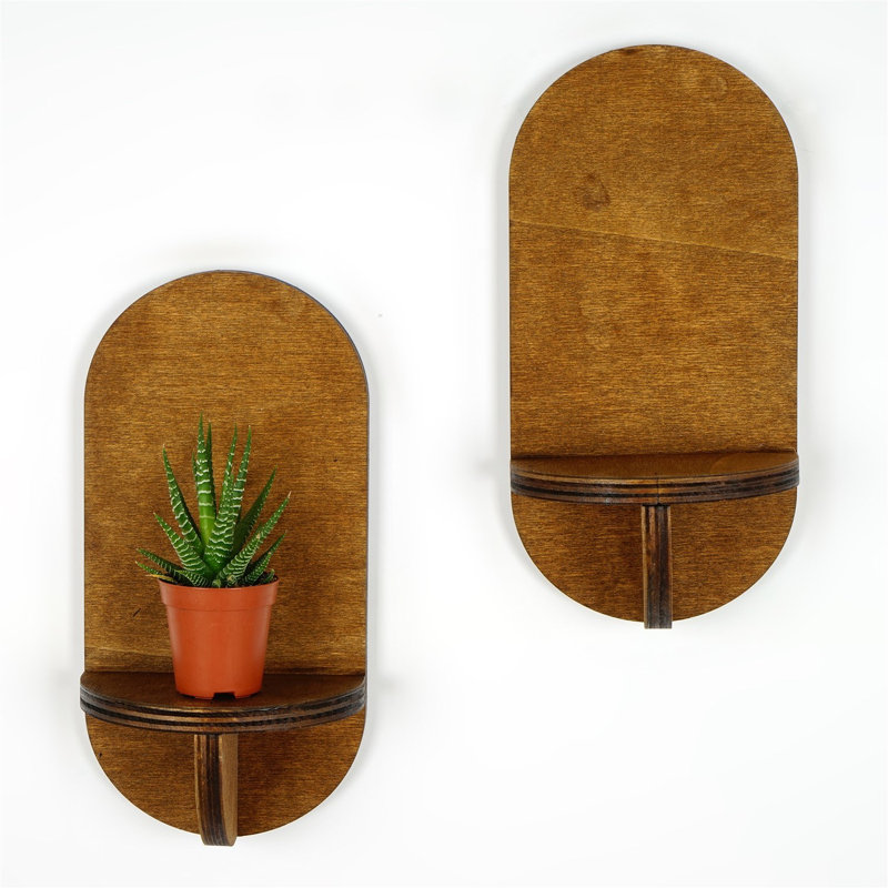Locelso 100% PLYWOOD Floating Shelf