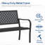 Banc d'extérieur en métal Classic (noir)-526304057