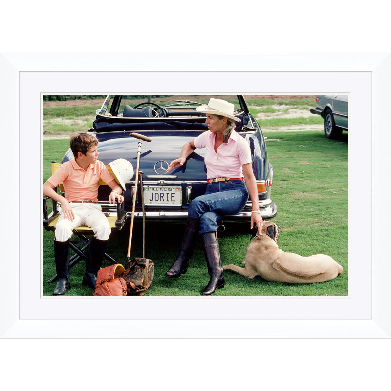 Polo Pals Print by Slim Aarons, Unframed, 32.5" H x 48.5" W x 0.1" D