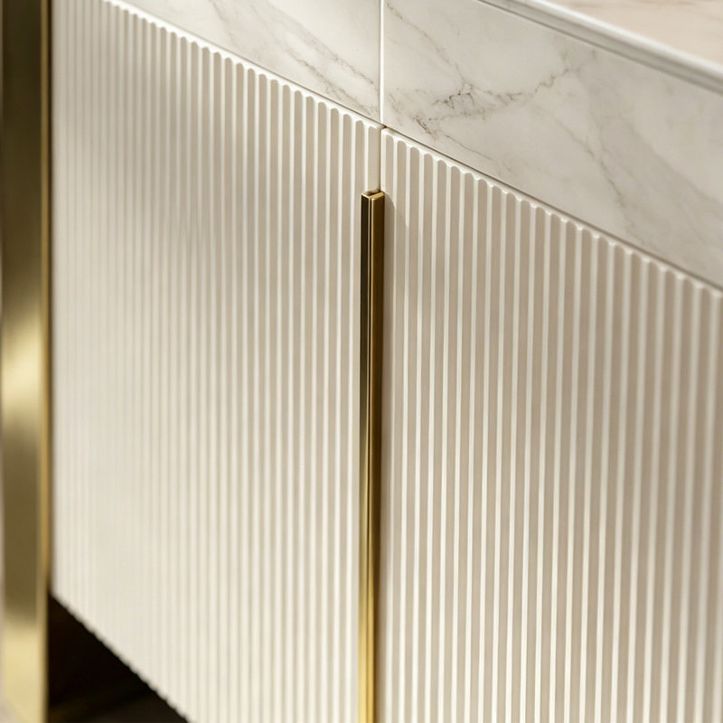 Armoire de rangement réglable de style italien, Gold