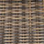 Banc d'extérieur 1 pièce en bois d'acacia, finition teck + osier gris-1039774646