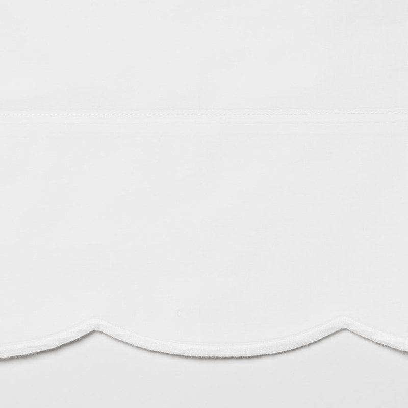 Limana Cotton Pillow Sham, White, King