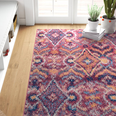 Christa Oriental Fuchsia Area Rug