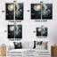 Spirales célestes III - Décoration murale spirales abstraites 2 pièces-114714826-114714827-114714829