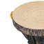 Tables de bout compactes Mgo, statue de chien d'aspect bois rustique pour patio