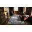 Luxurious Silk Pile Antique Ivory Artistic Chinese Foo Dog Design Rug