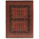 Laurel Amaya Machine Woven Polyester No Pattern Area Rug in Red