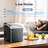 26 Lbs 2 sizes of bullet ice Maker, Camping and Party Ice Maker with Handle,  Kitchen Portable Ice Maker Machine with Self-Cleaning-85765167