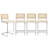 Marlow 26" Linen Counter Stool With Rattan Cane Back And Metal Frame-572498130-595419762-589575767