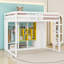 Lit mezzanine avec garde-robe, tablettes et armoire-948970015-948970012
