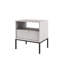 54cm W Metal Bedside Table